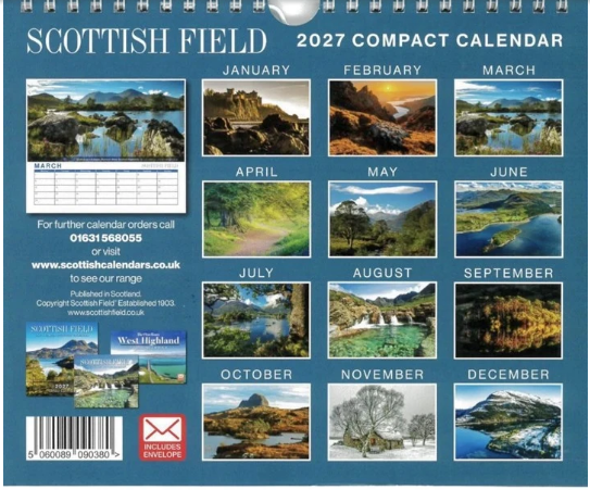 Scottish Field Compact Calendar 2027