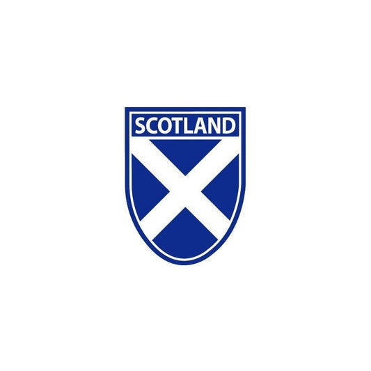 Scotland Saltire Shield Sticker