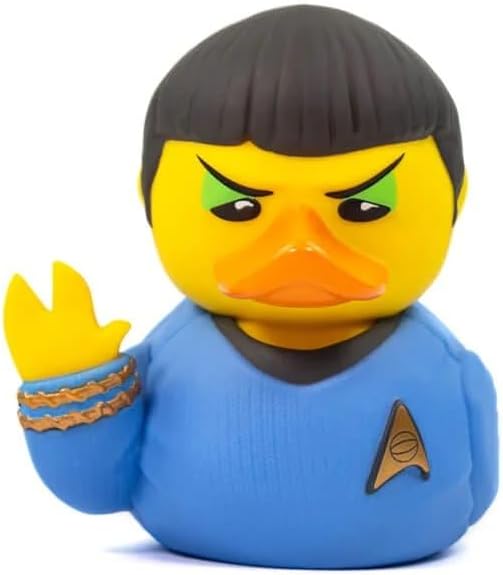 TUBBZ: Star Trek - Spock Vulcan Officer Rubber Duck Collectable Toy 9 cm
