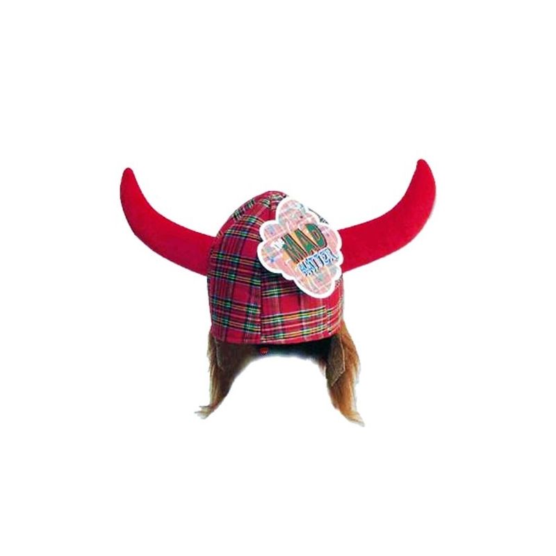 Fun Hagar Hat Red Tartan