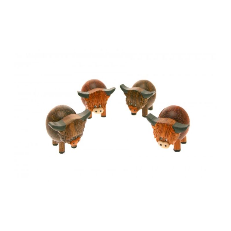 Mini Highland Cow ornament ONE SUPPLIED