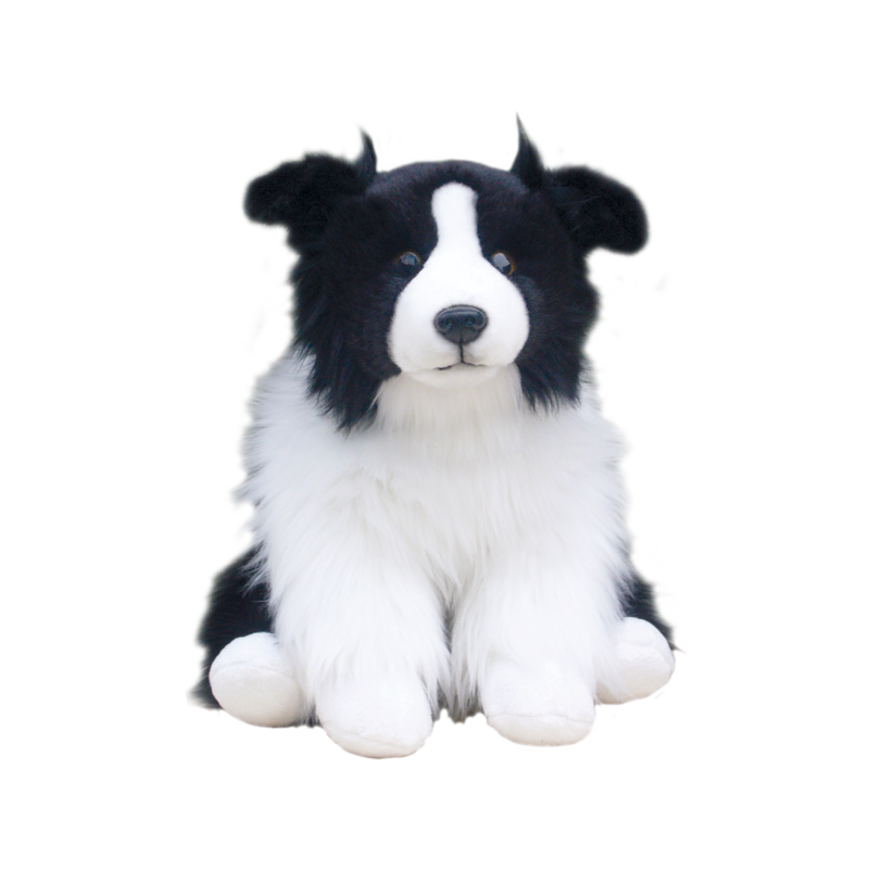 Robbie The Border Collie Dog sheepdog Cuddly Soft Plush Toy 16"