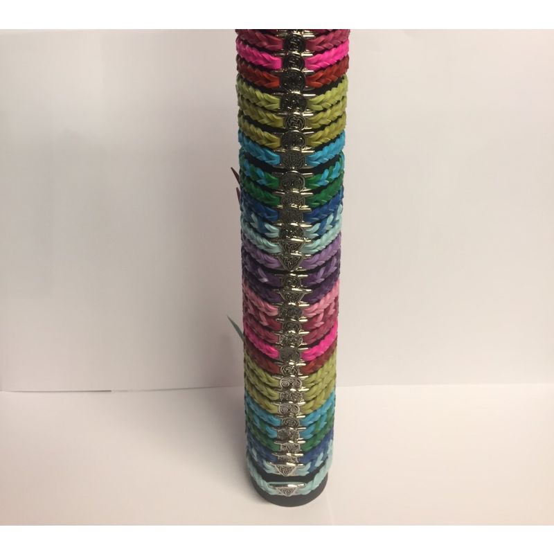 Pastel Celtic Leather Bracelet (ONE SUPPLIED)