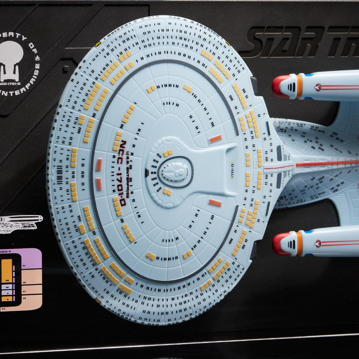 Star Trek USS Enterprise NCC-1701-D Replica Plaque 15x7 (38x17.5cm)