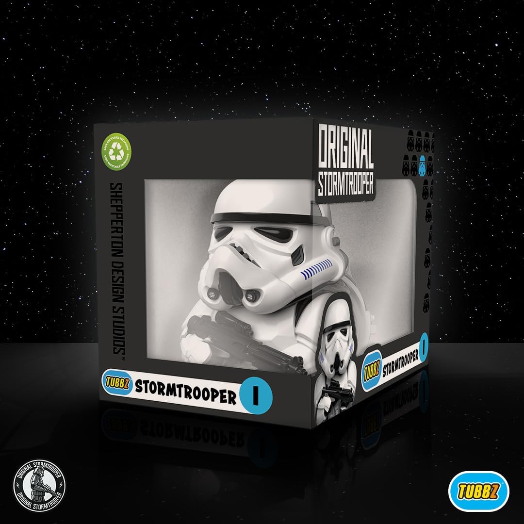 TUBBZ Boxed Edition Stormtrooper Collectible Vinyl Rubber Duck Figure - Official Original Stormtrooper - TV, Movies & Video Games