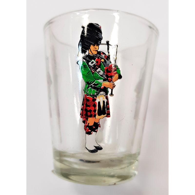 Scottish Piper Shot Glass