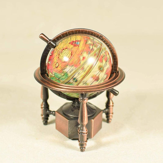 Antique Finished Die-Cast Miniature Pencil Sharpener - Globe