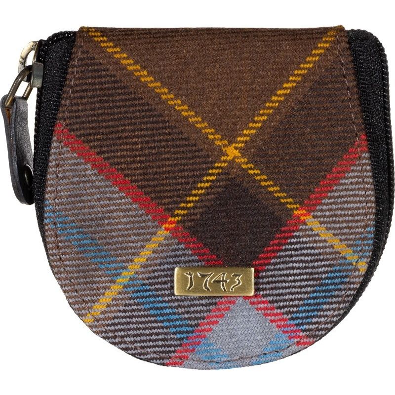 1743 Unicorn Tartan Horseshoe coin purse