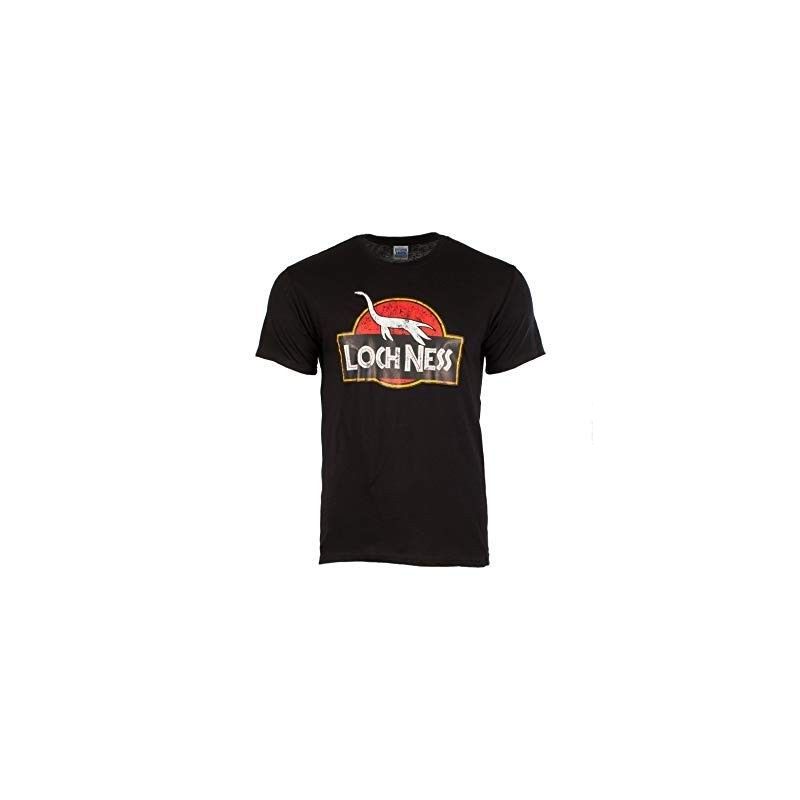Lochness Dinosaur Black T-Shirt - Size XXL