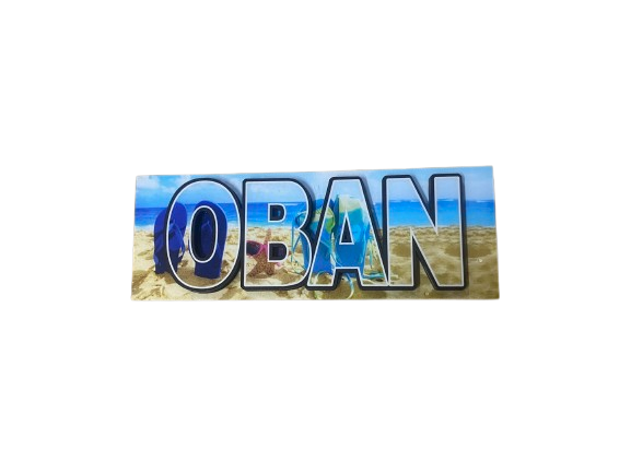 Large Oban 3D Fridge Magnet