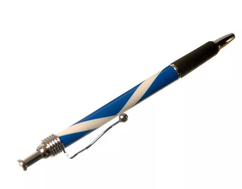 Classic Scotland "Saltire" Pen Blue and White Scottish Flag Gift Ballpoint