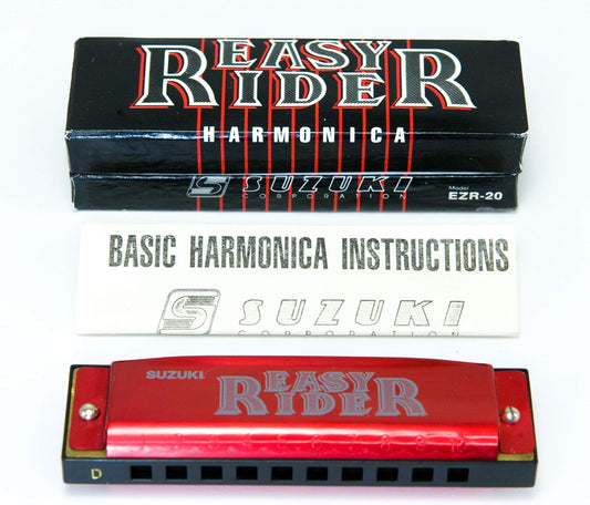 Suzuki 10-hole harmonica "Eazy Rider" - key of Low-D