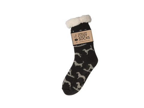 Mens Sherpa Socks - Hunting Dogs