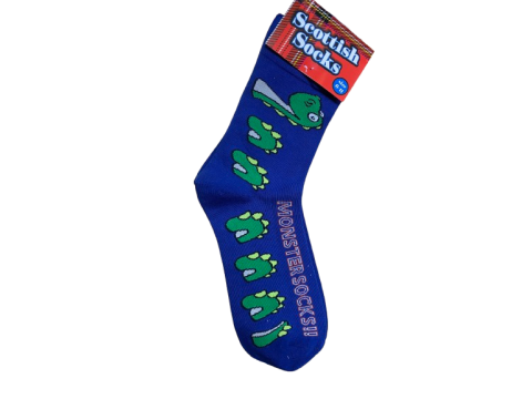 Nessie Loch Ness Monster Socks (Adult Size 6-11)