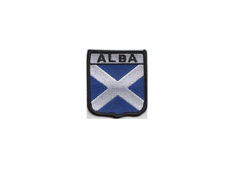 Scotland Saltire Alba Flag Embroidered Patch Badge