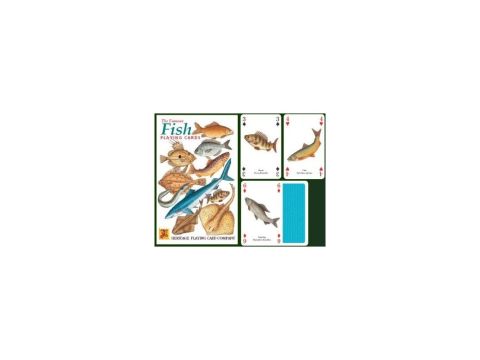 Heritage Playing Cards Fish. Fresh Water & Sea