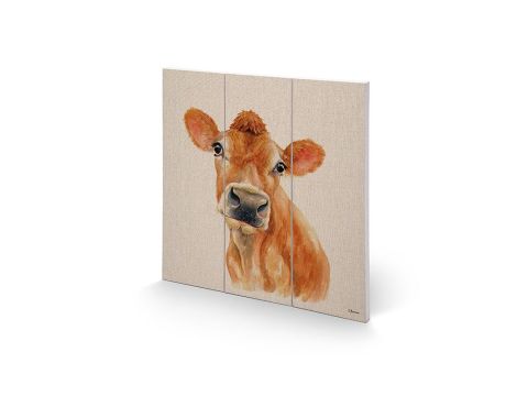Jane Bannon Jennifer Wooden Print 30 x 30 cm MDF