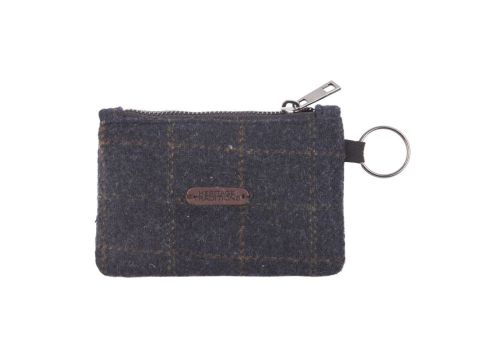 Highland Traditions Blue Box Tweed Coin Purse