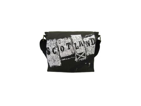 Distressed Style Location Name Canvas Messenger Bag (Design: Scotland)