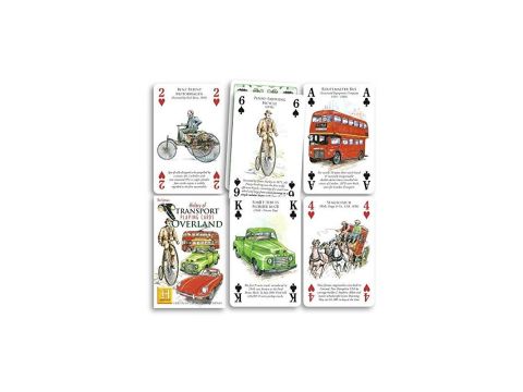 Heritage Playing Cards - History of Transport - Overland Playing Cards