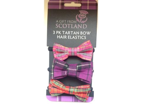 Tartan Bow hair Elastics Tartan Bow hair Elastics