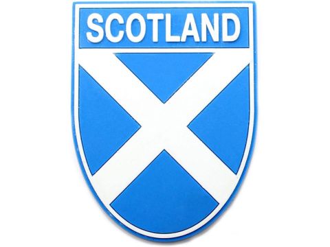 Scottish PU Shield Saltire Magnet