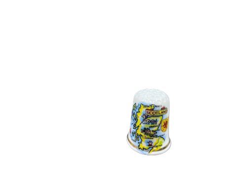 Scotland Map Thimble