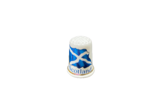 Scotland Saltire Map Thimble