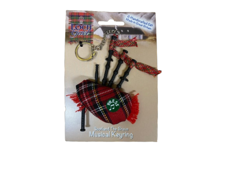 Musical Bagpipe Keyring