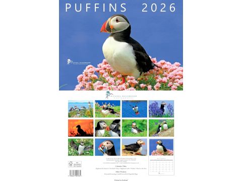 Michael Macgregor Puffins 2026 Calendar