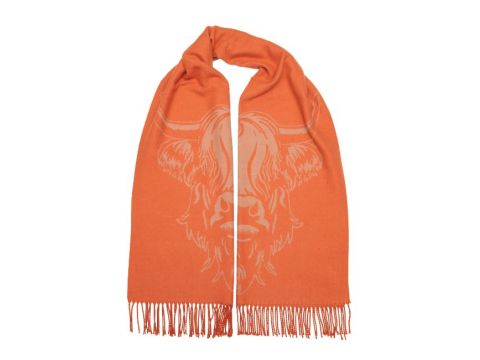 Heilan Coo Super Soft Scarf - Apricot/Peach