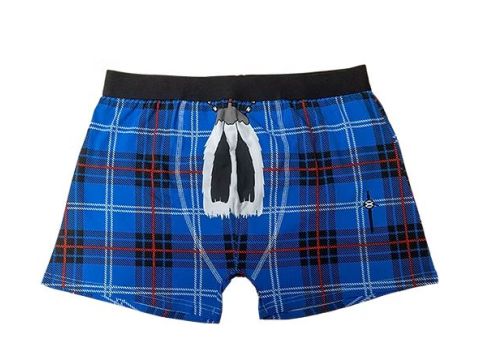 Instakilt Boxer Shorts Blue (Size Medium)