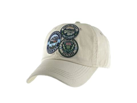 Big Country Flower Of Scotland Patch Cap - Pebble