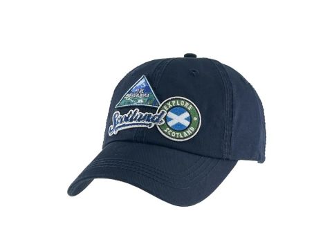 Big Country Navy Scotland Patch Cap