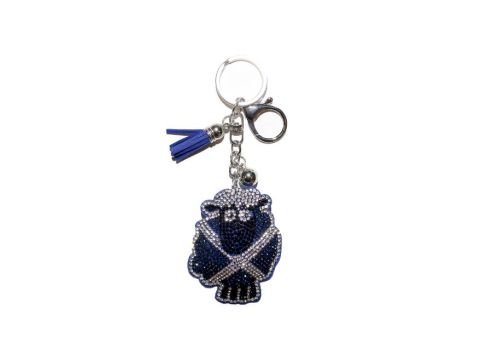 Saltire Sheep Diamante Keyring