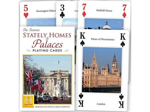 Famous Stately Homes & Palaces Deck of 52 Playing Cards + Jokers