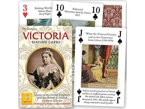 Queen Victoria (Her Life & Reign) Deck of 52 Playing Cards + Jokers