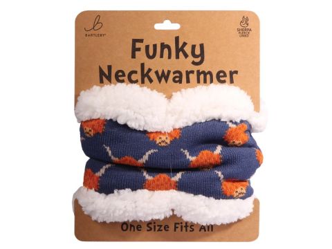 Funky Sherpa Snood - Highland Cow
