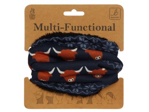 Multi-functional Headwear - Nordic Highland Cow