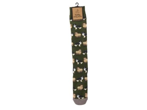 Funky Welly Socks - Sheep & Dog
