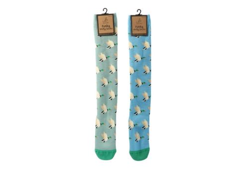 Funky Welly Socks - Flying Ducks (1 SUPPLIED)