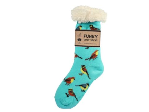 Sherpa Socks - Garden Birds