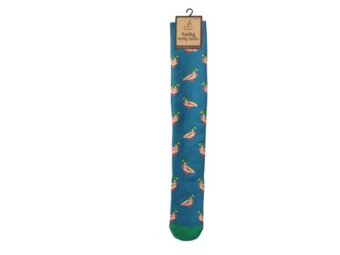 Funky Welly Socks - Country Mallard
