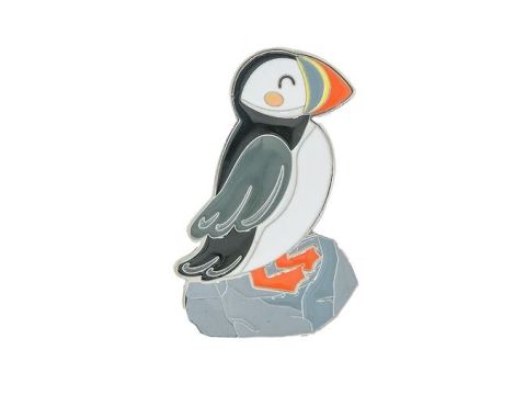 Metal Puffin Magnet