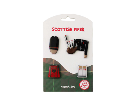 4 pk Magnets - Build a Piper