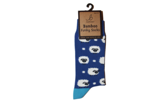 Ladies Funky Bamboo Socks - Woolly Sheep