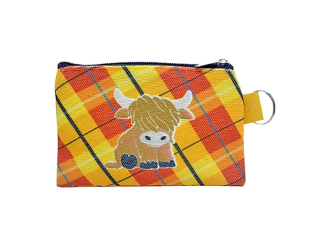 Highland Coo Canvas Purse
