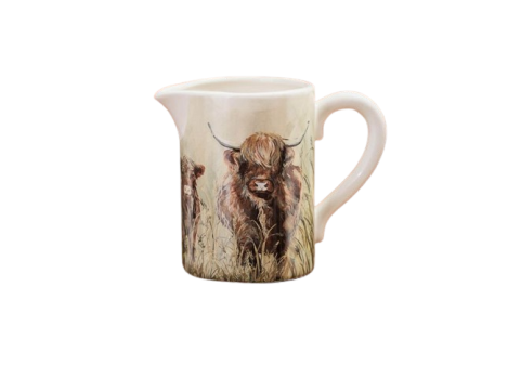 DOUGAL HIGHLAND COW JUG CERAMIC