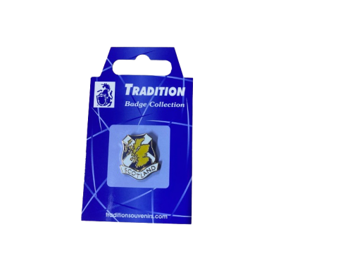 Scotland Saltire with Map Pin Badge