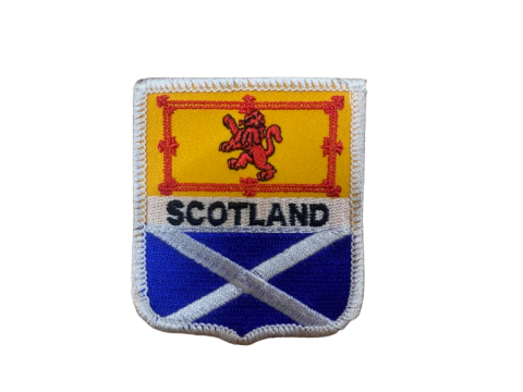 Scotland Saltire/Lion Rampant Embroidered Patch